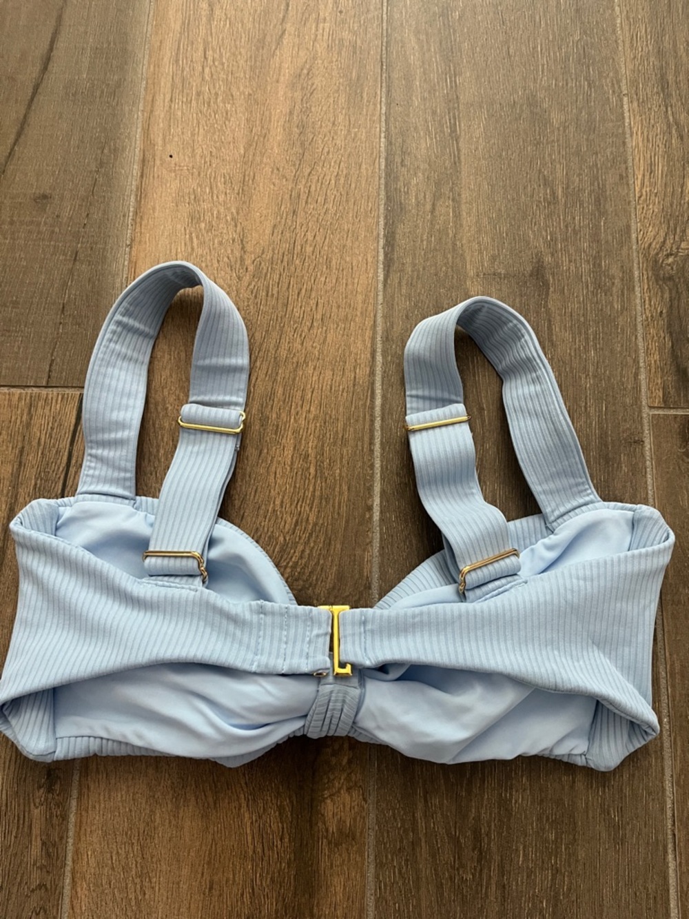 New Montce Hayden Knotted Rib Top and Tamarindo High Cut Bikini Bottom Set Large - Picture 6 of 10